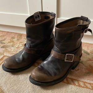 Frye brown leather boots